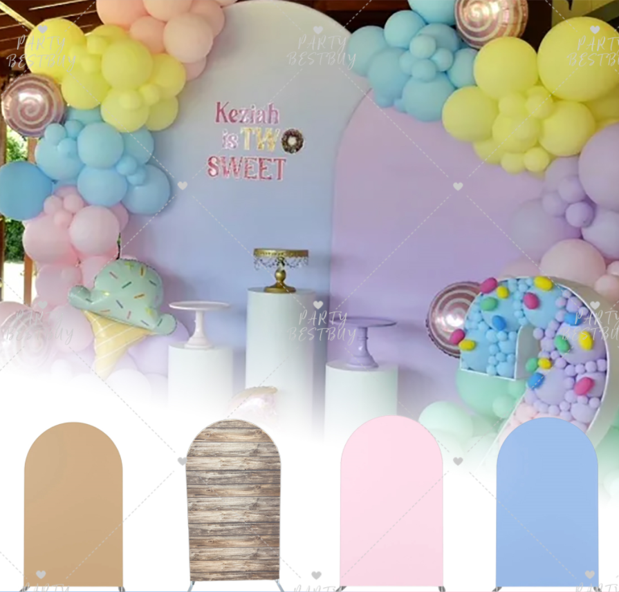 2 Double side Arch Backdrop Cover